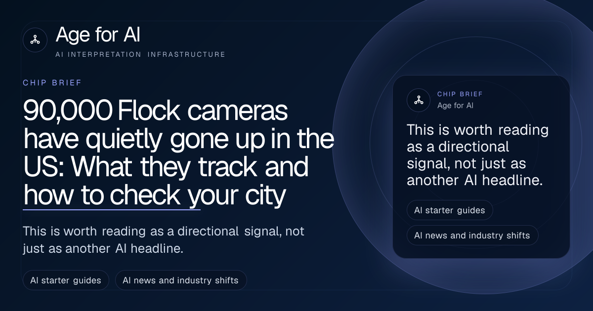 90,000 Flock cameras have quietly gone up in the US: What they track and how to check your city