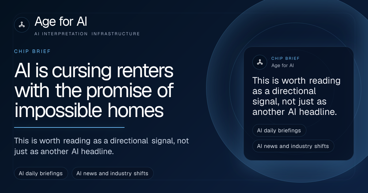 AI is cursing renters with the promise of impossible homes