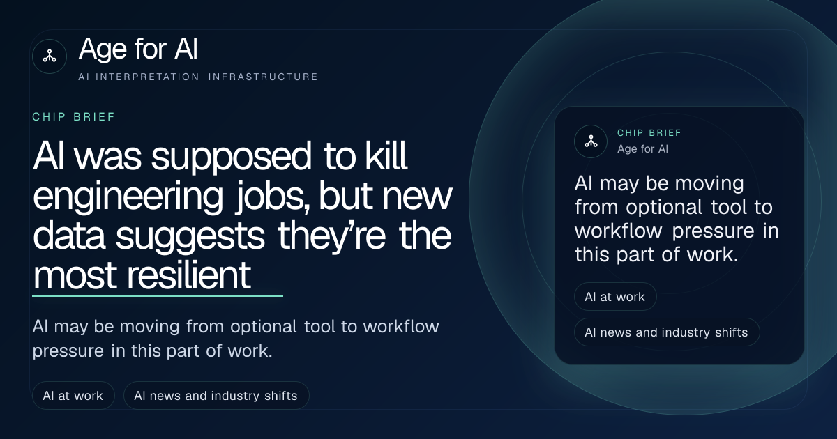 AI was supposed to kill engineering jobs, but new data suggests they’re the most resilient