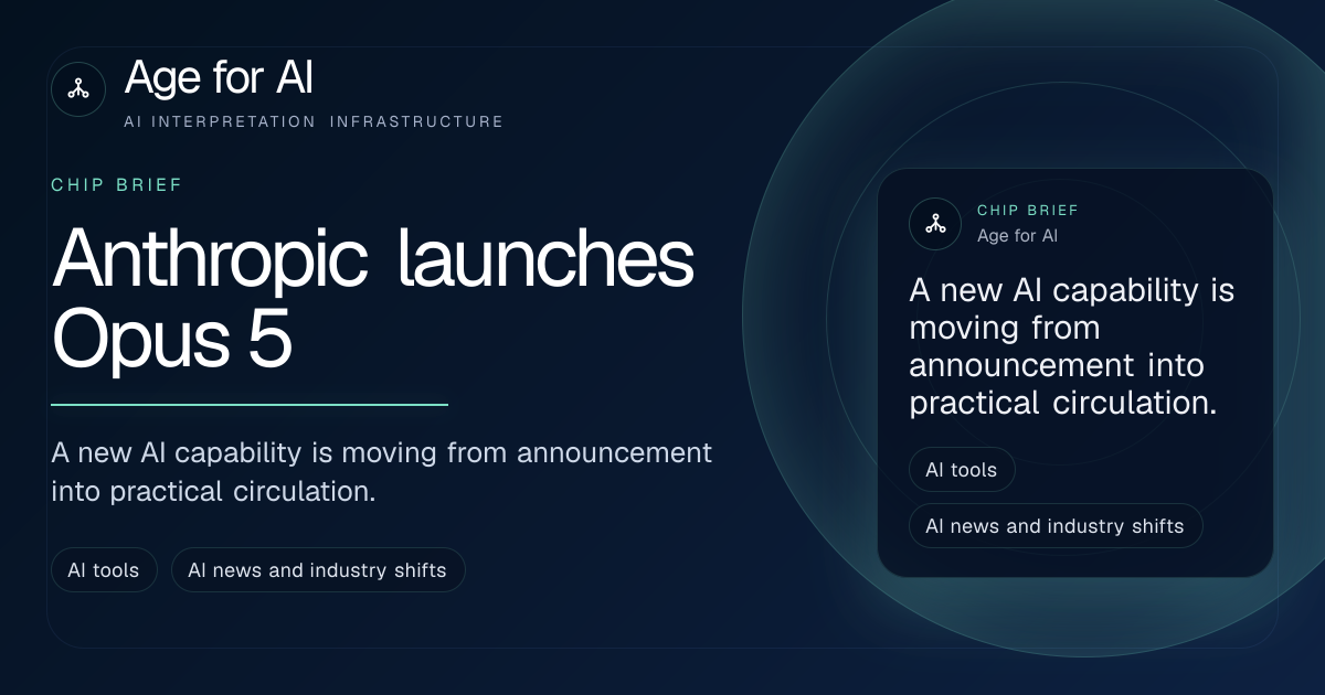 Anthropic launches Opus 5