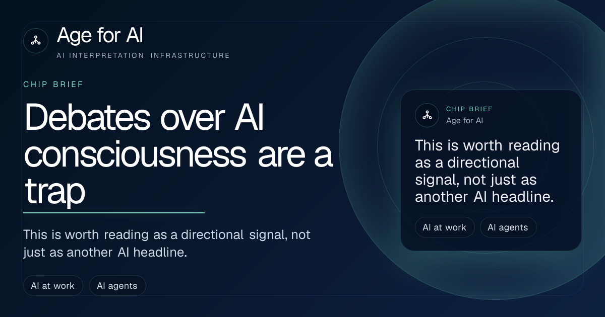 Debates over AI consciousness are a trap