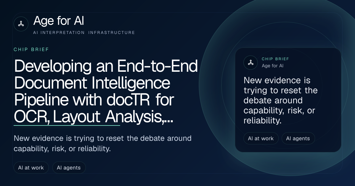 Developing an End-to-End Document Intelligence Pipeline with docTR for OCR, Layout Analysis, KIE, Benchmarking, and Searchable PDFs