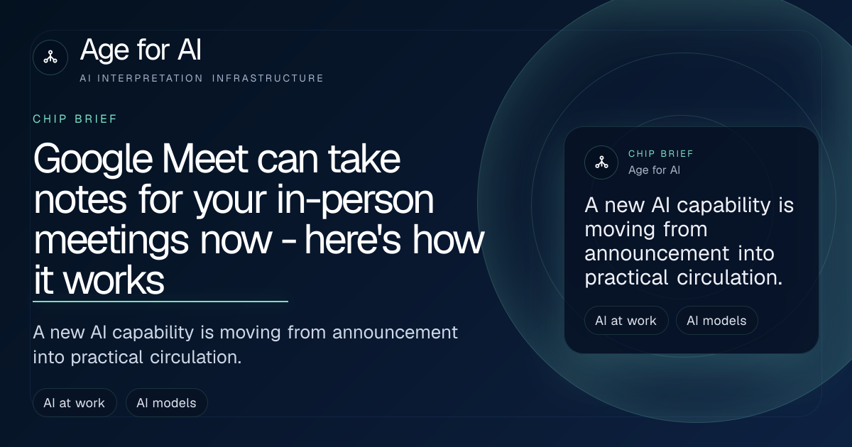 Google Meet can take notes for your in-person meetings now - here's how it works