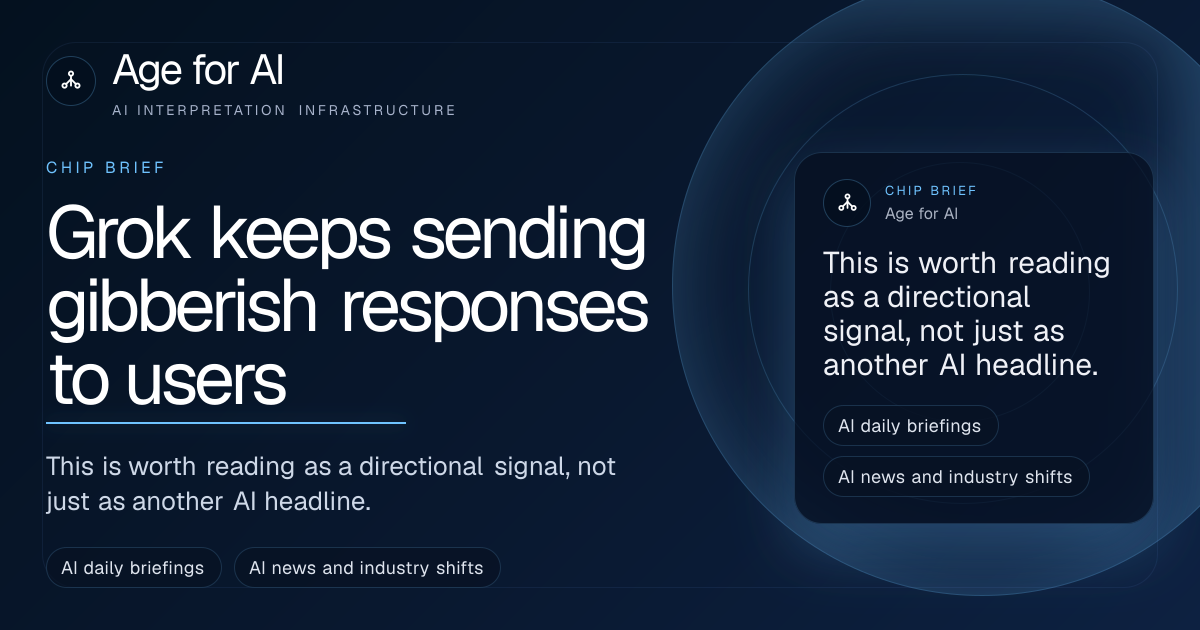 Grok keeps sending gibberish responses to users