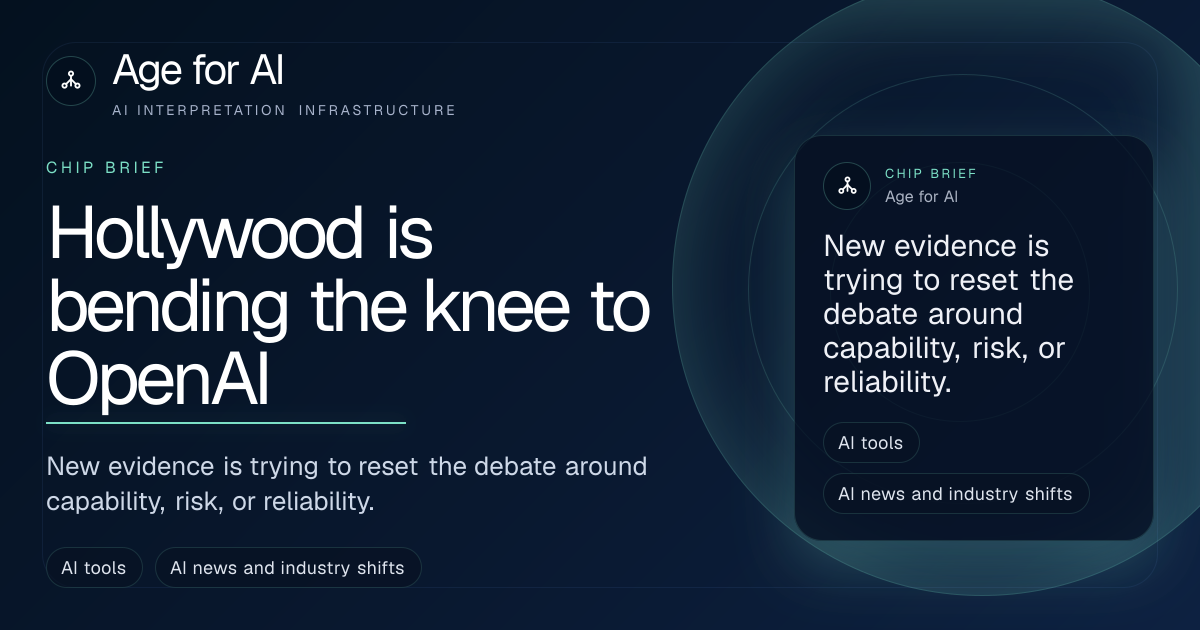 Hollywood is bending the knee to OpenAI