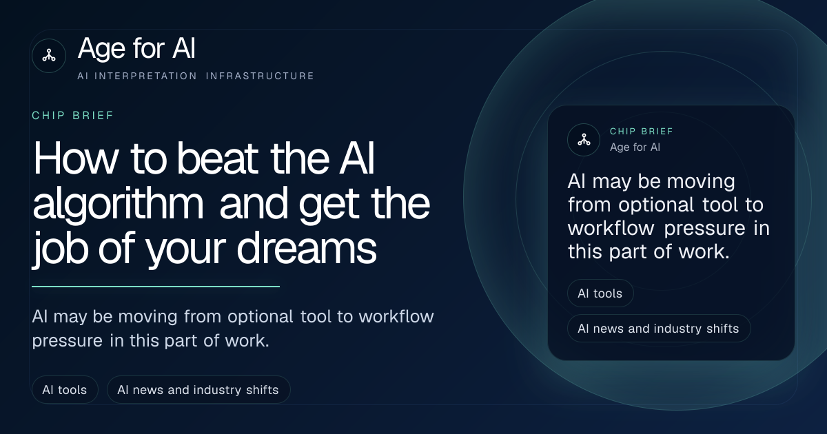 How to beat the AI algorithm and get the job of your dreams