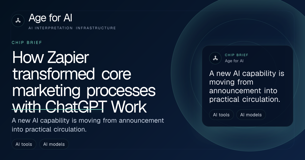 How Zapier transformed core marketing processes with ChatGPT Work