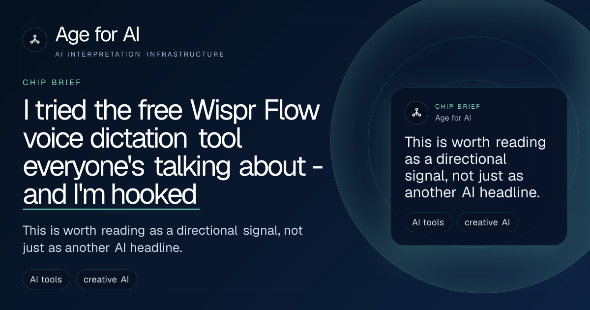 I tried the free Wispr Flow voice dictation tool everyone's talking about - and I'm hooked