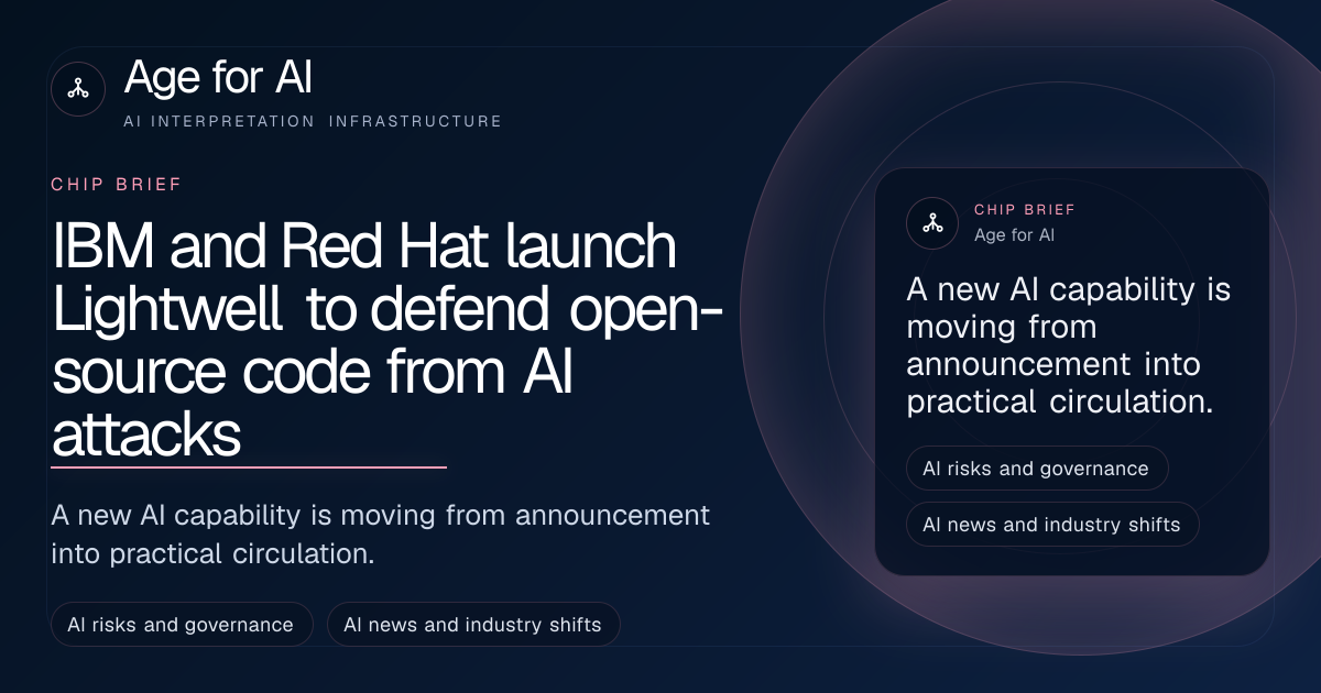 IBM and Red Hat launch Lightwell to defend open-source code from AI attacks