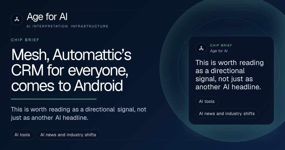 Mesh, Automattic’s CRM for everyone, comes to Android