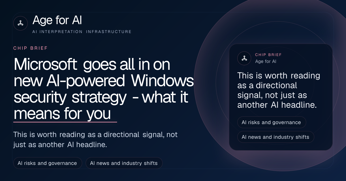 Microsoft goes all in on new AI-powered Windows security strategy - what it means for you