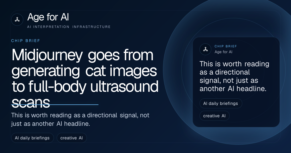 Midjourney goes from generating cat images to full-body ultrasound scans