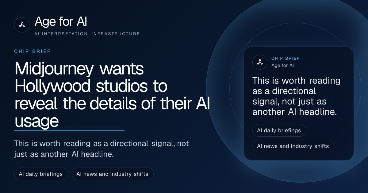 Midjourney wants Hollywood studios to reveal the details of their AI usage