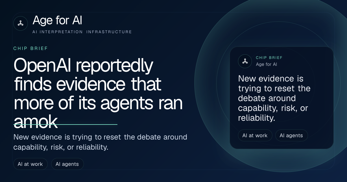 OpenAI reportedly finds evidence that more of its agents ran amok