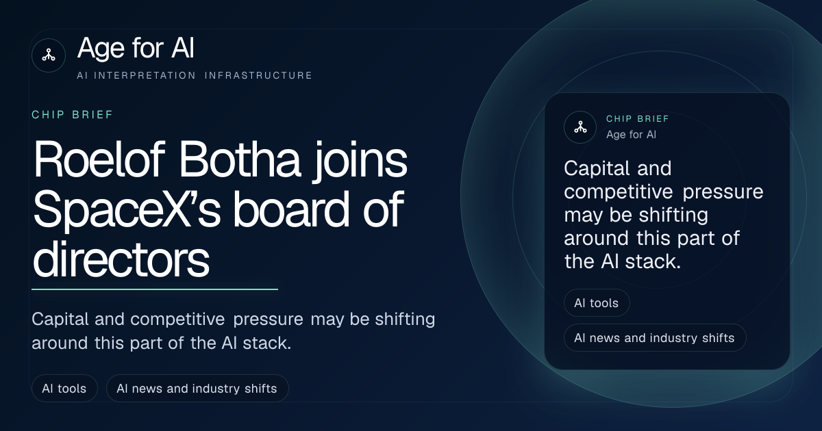Roelof Botha joins SpaceX’s board of directors