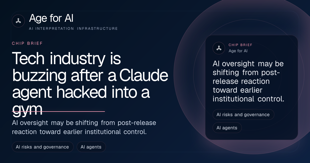 Tech industry is buzzing after a Claude agent hacked into a gym