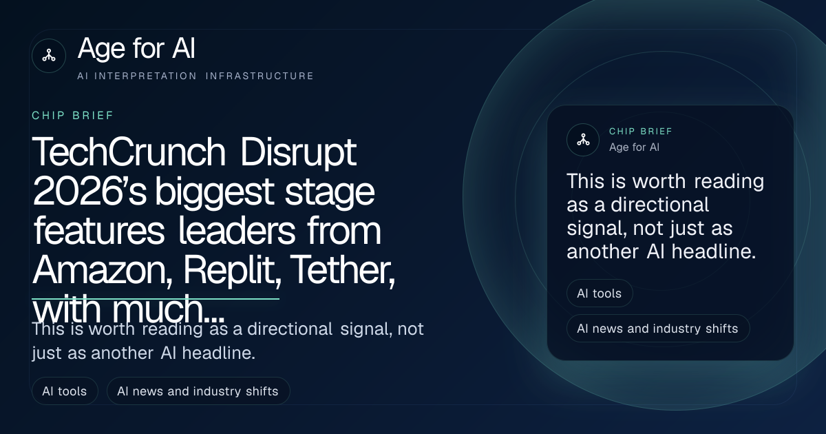 TechCrunch Disrupt 2026’s biggest stage features leaders from Amazon, Replit, Tether, with much more to come