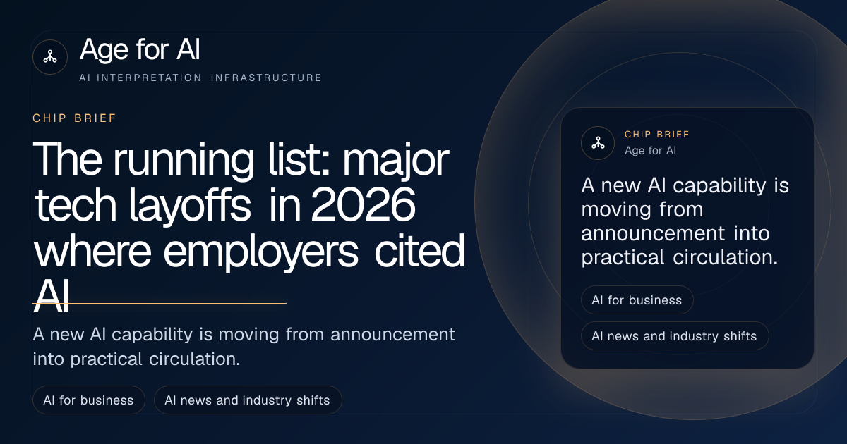 The running list: major tech layoffs in 2026 where employers cited AI