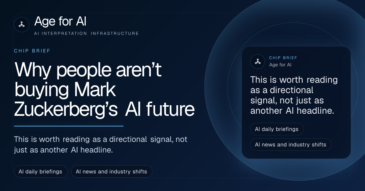 Why people aren’t buying Mark Zuckerberg’s AI future