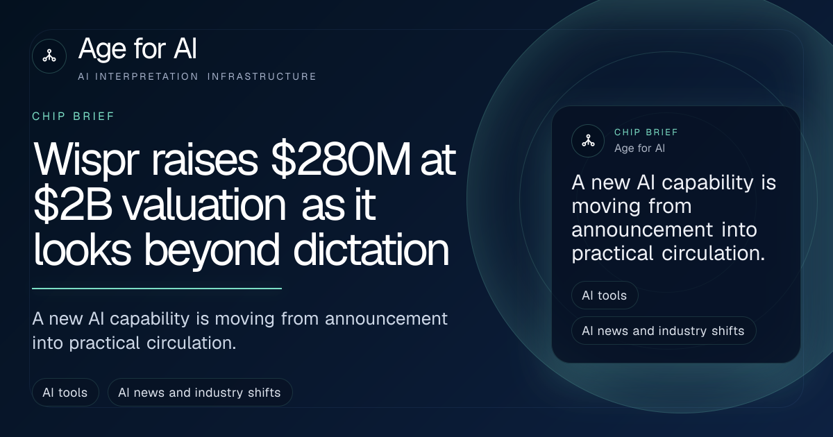 Wispr raises $280M at $2B valuation as it looks beyond dictation